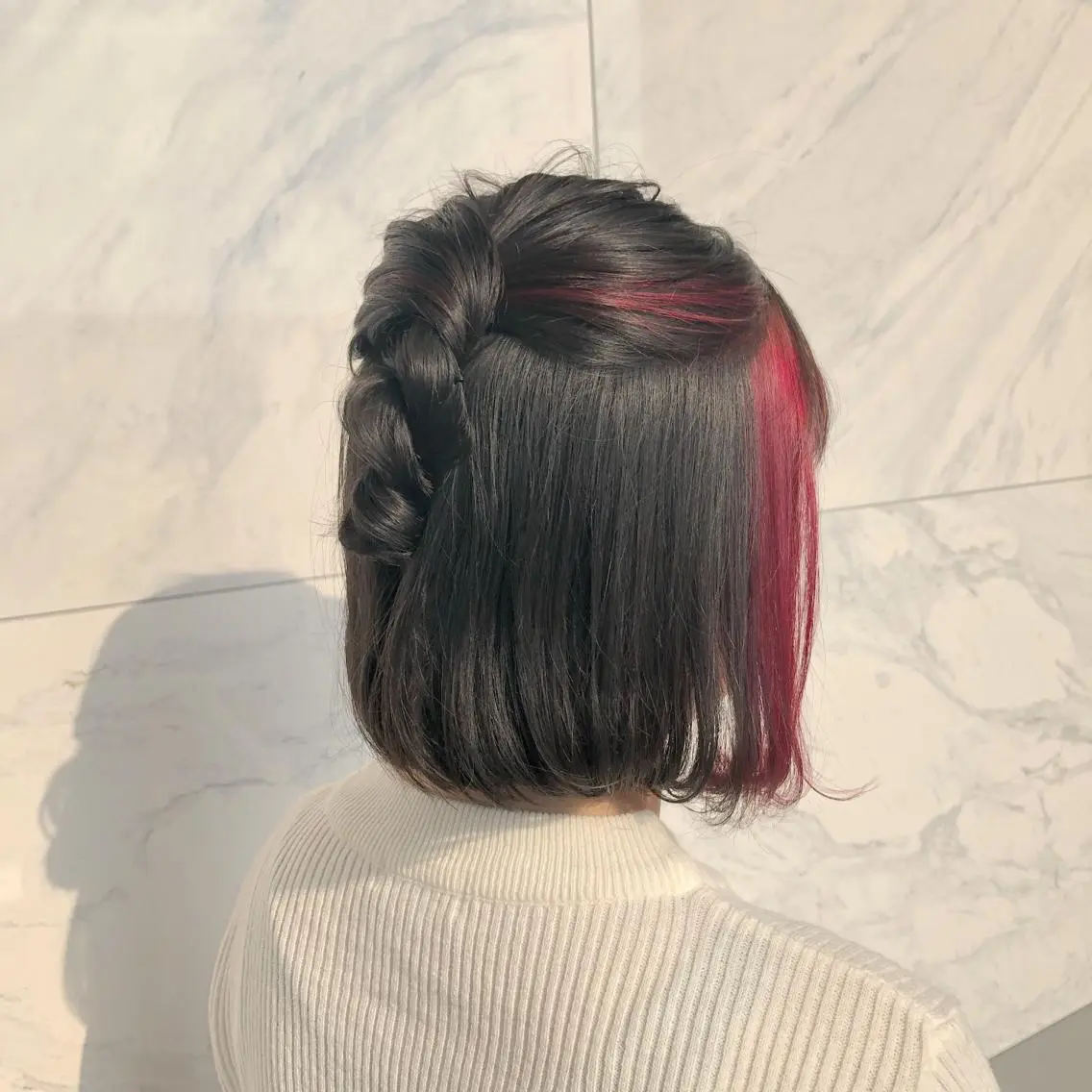 ショート カラー ヘアアレンジ yoshino yukoのマツエク・マツパデザイン