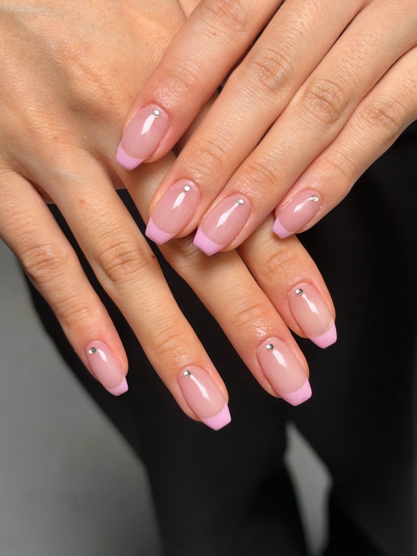 ネイル フレンチネイル IROHA nail 烏丸店 ミサキのネイルデザイン