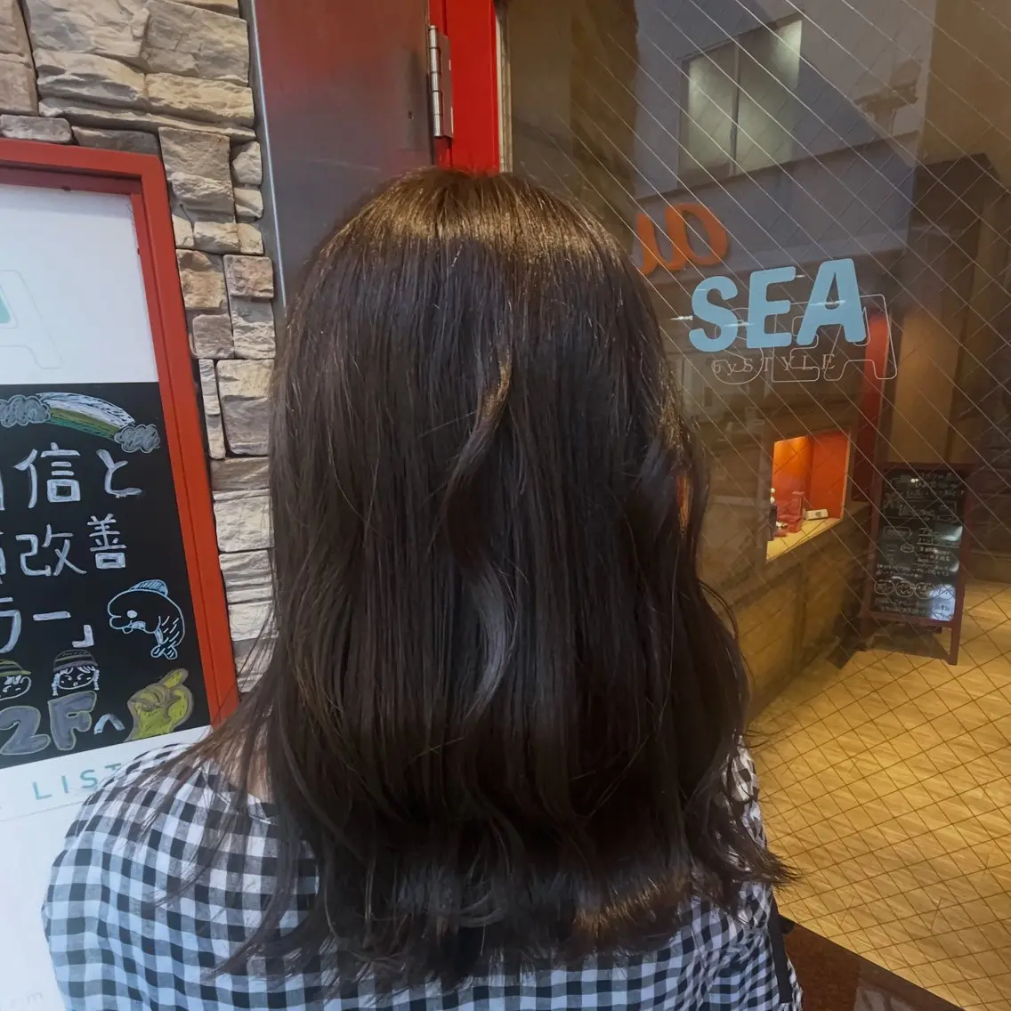 カラー ヘアカラー レイヤーカット🎶み お🎀カラーのヘアスタイル