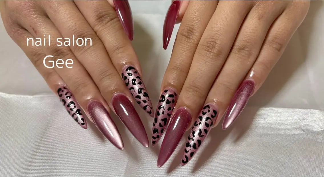 ネイル ロングネイル スーパーロングネイル nail salon geeのネイルデザイン