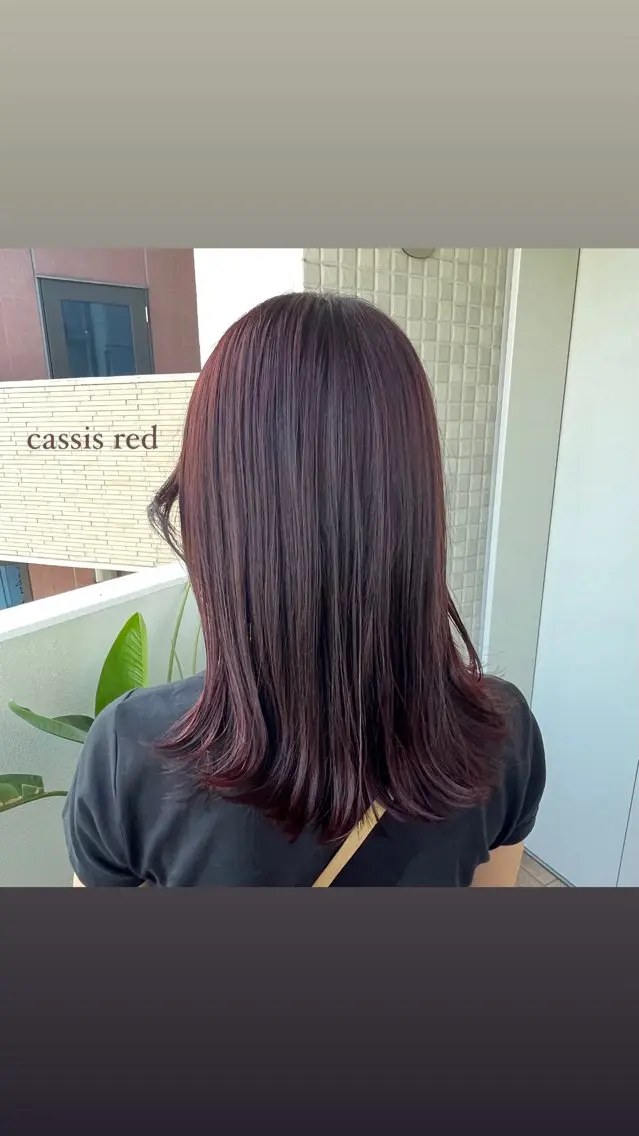 カラー 銀座:似合わせカラー オリーブ🫒アレンジのヘアスタイル