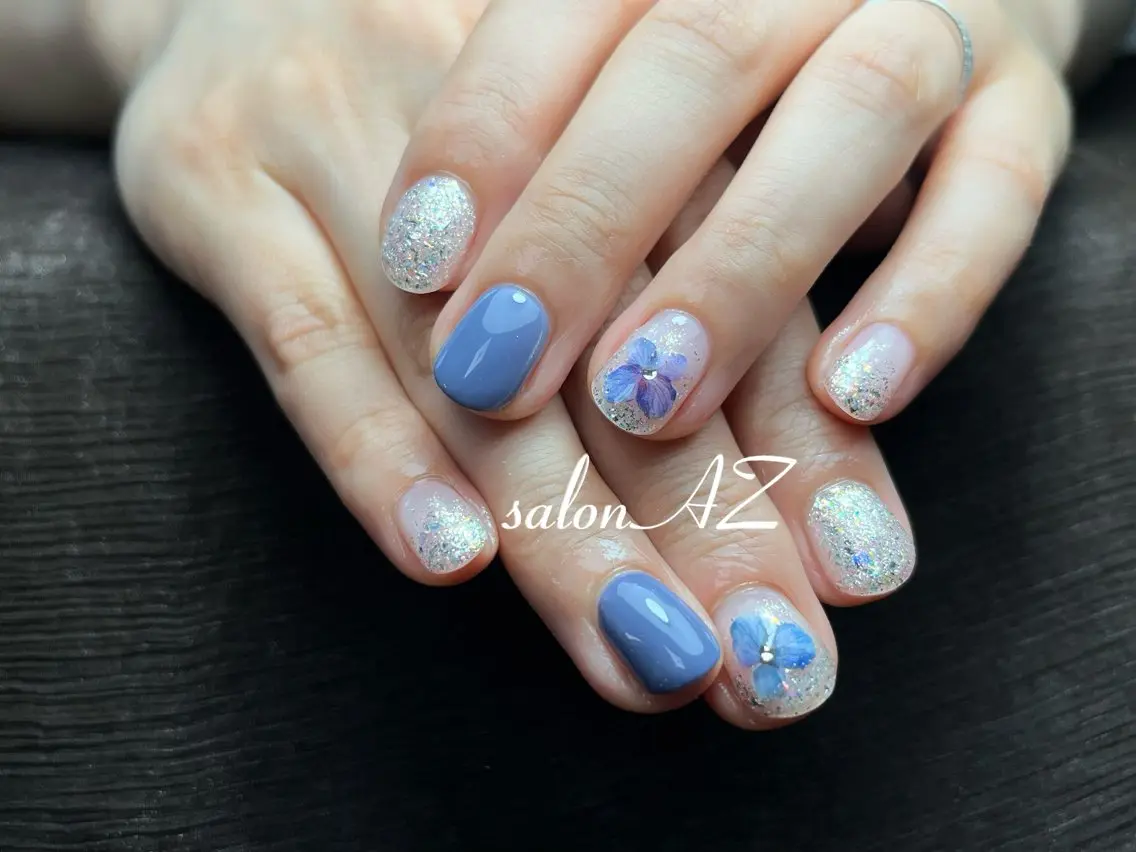ネイル アートネイル 長さ出し フットネイル フレンチネイル ジェルネイル ハンドネイル salon AZのネイルデザイン