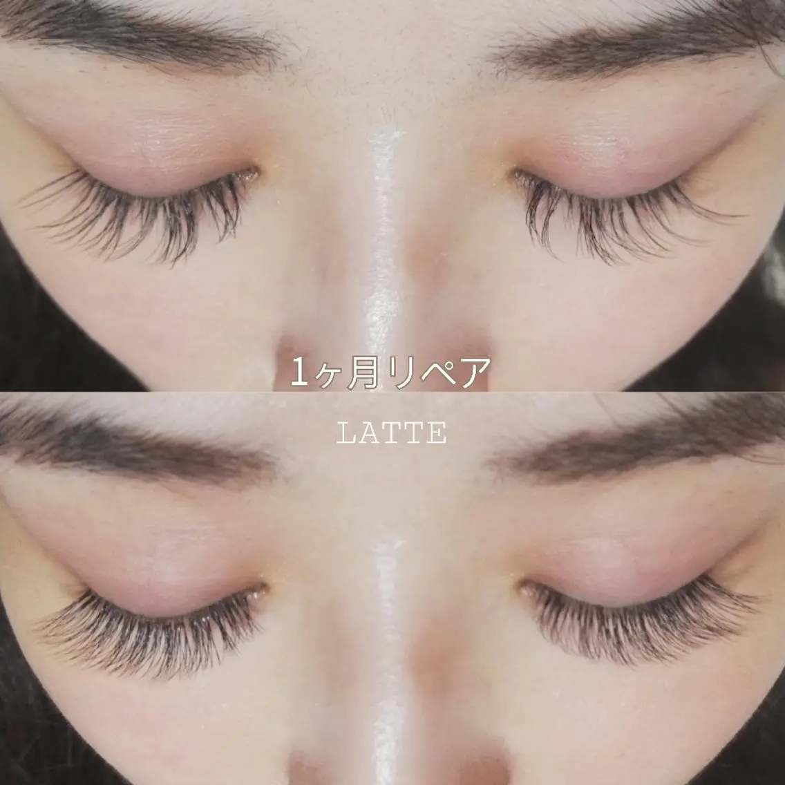 マツエク・マツパ ボリュームラッシュ LATTE eyelashのマツエク・マツパデザイン