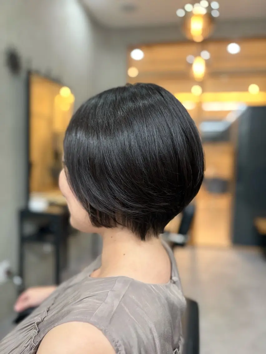 ショート ショートヘア かわうち れなのヘアスタイル