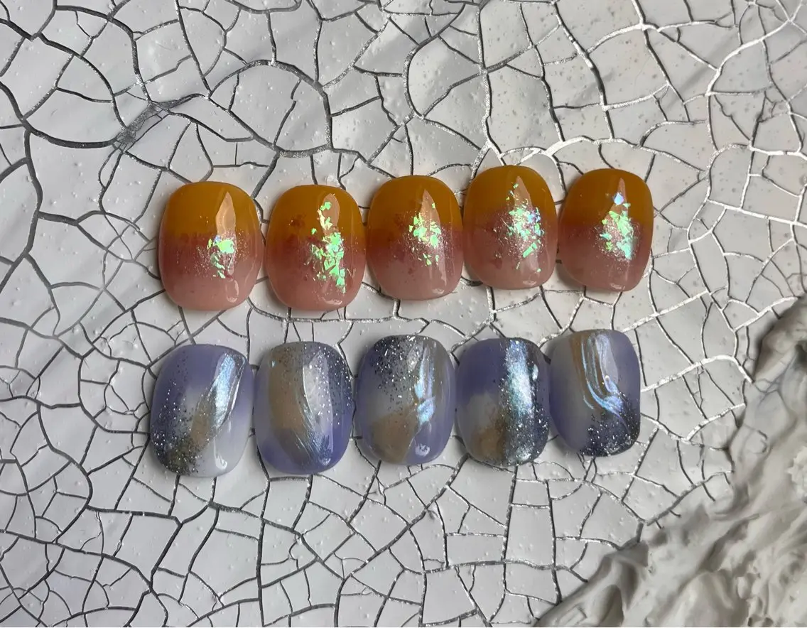 ご新規様❣️今月限定の定額2デザイン💅オフあり・オフなし¥8800🌸ご新規様他店オフ無料✨お色変更可能🙆♀️の写真