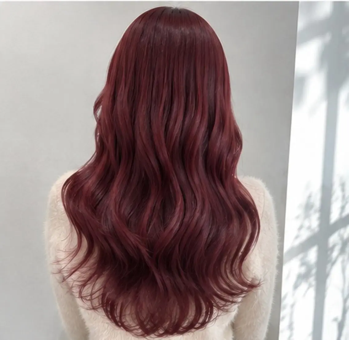ロング カラー ヘアカラー 🍒モテ暖色カラー × うる艶✧ ゆなのヘアスタイル