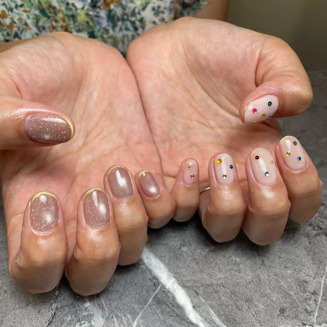 ネイル ハンドネイル nail salon 3🌞越谷のネイルデザイン