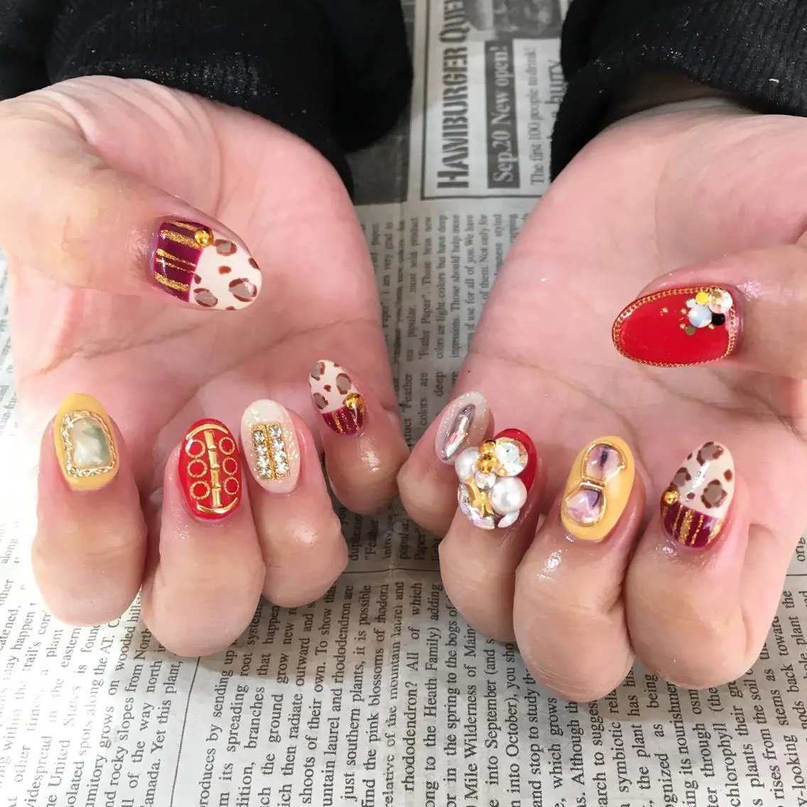 ネイル ハンドネイル ハンドケア 森山 舞のネイルデザイン