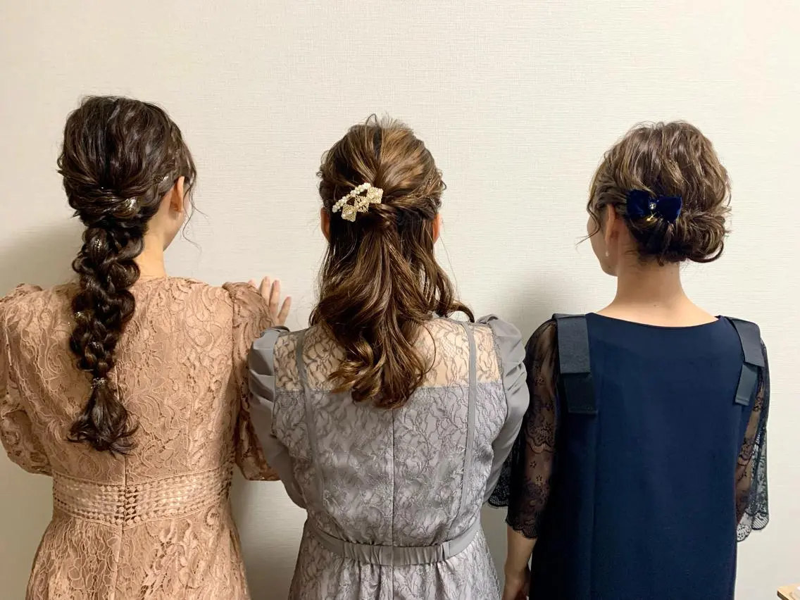 ヘアアレンジの写真