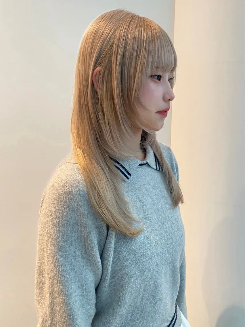 ロング カラー カット ヘアカラー トリートメント mai / linoah˚✧のヘアスタイル
