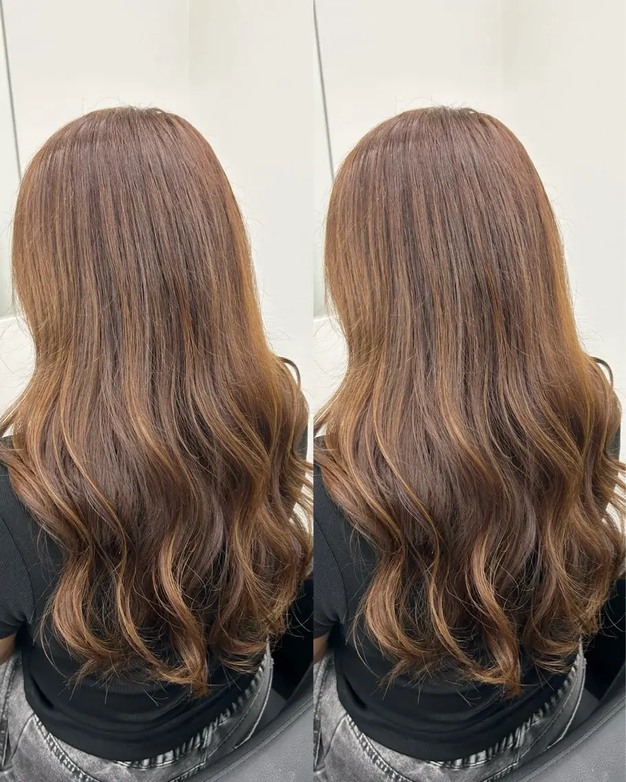 ロング ブリーチ無しカラー✨ 美鈴のヘアスタイル