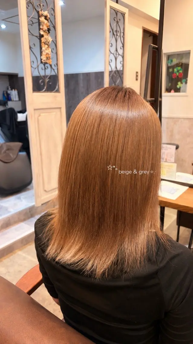 カラー bisou kumiのヘアスタイル