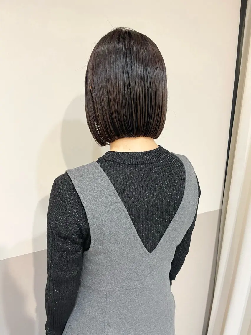 ショート カラー ヘアアレンジ カット ヘアカラー トリートメント ボブ/ミニボブ/ 立河今日子のヘアスタイル