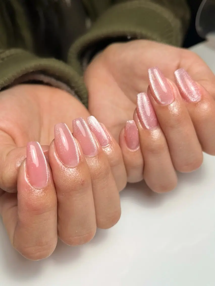 ネイル 桜ネイル マグネットネイル ピンク 春ネイル ハンドネイル ballie／小野原 なつみのネイルデザイン