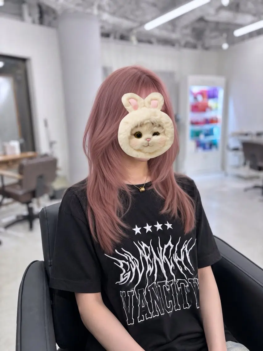 セミロング カラー カット ヘアカラー ❤️‍🔥ハイトーン /レイヤー/IORIのヘアスタイル