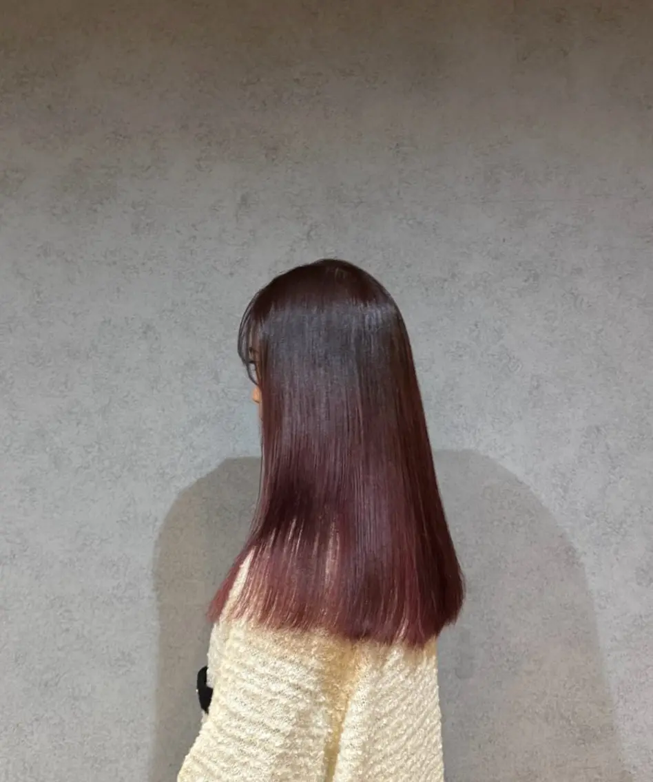 ロング カラー ヘアカラー air-H あやのヘアスタイル
