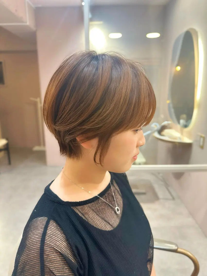 ✨似合わせカット✨ショートヘア【18歳​〜​29歳限定】　ぱつっとボブ、ショートからショートNG🙅‍♀️の写真