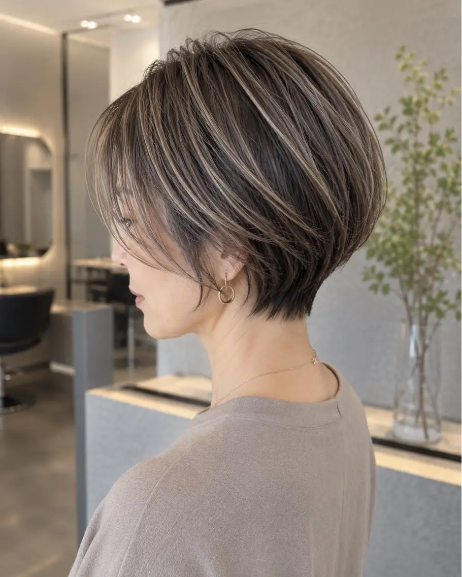 ショート カラー 𝐑𝐲𝐮𝐤𝐢 【店長】ALEAPのヘアスタイル