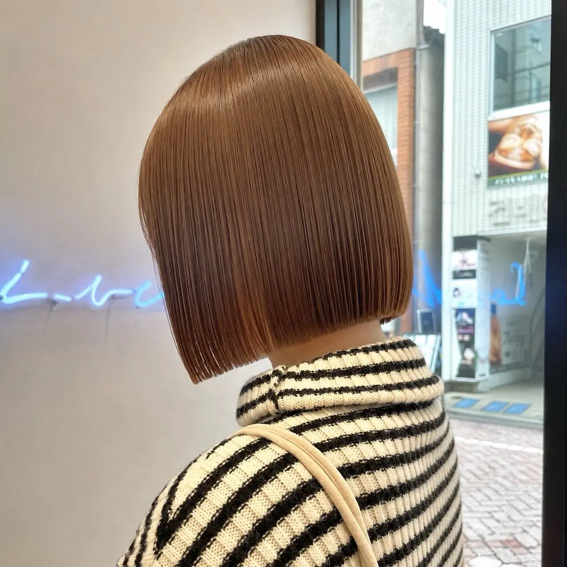 ショート パーマ カット 縮毛矯正 トリートメント 🦋韓国風レイヤー/ 艶髪矯正🦋凛太郎のヘアスタイル