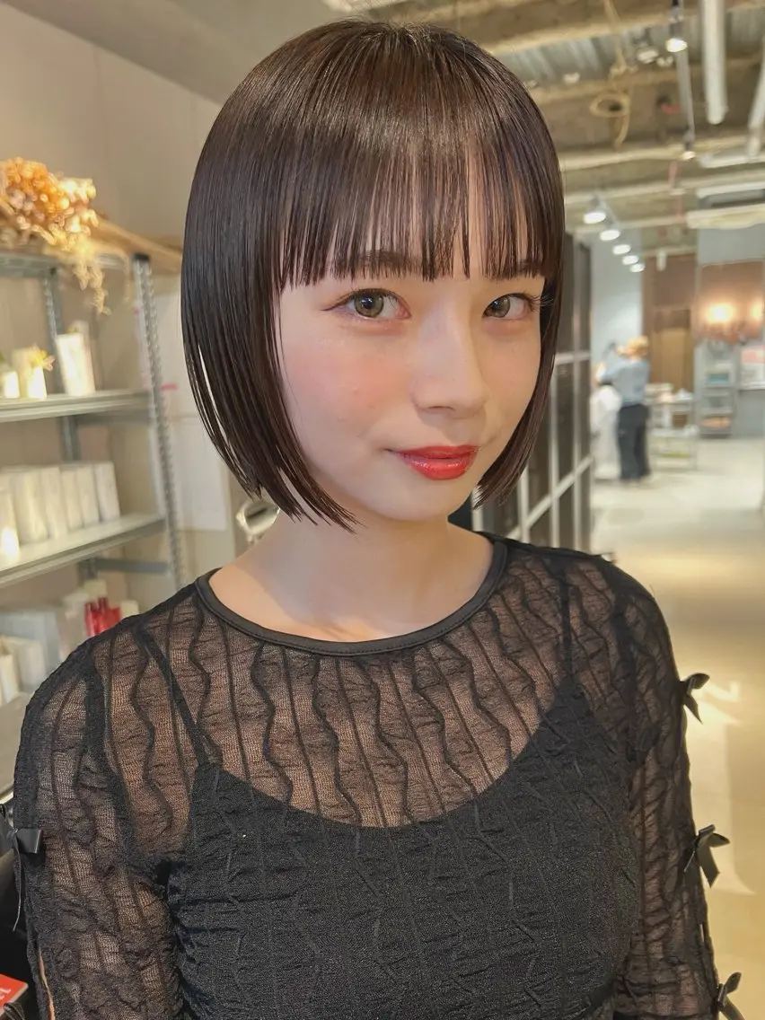 ミディアム カット 大澤 叶方のヘアスタイル