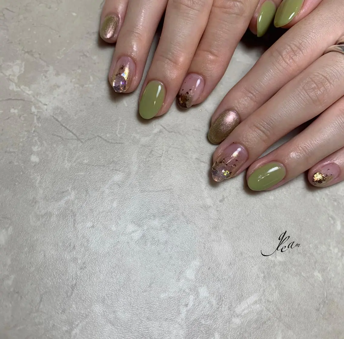 ネイル ハンドネイル gleam✴︎ sayakaのネイルデザイン