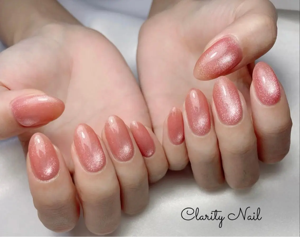 ネイル マグネットネイル ワンカラーネイル ハンドネイル Clarity Nailのネイルデザイン