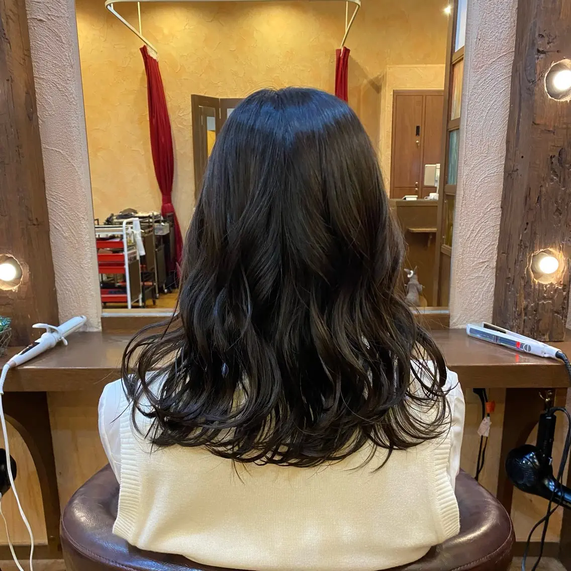 セミロング 香取 里実のヘアスタイル