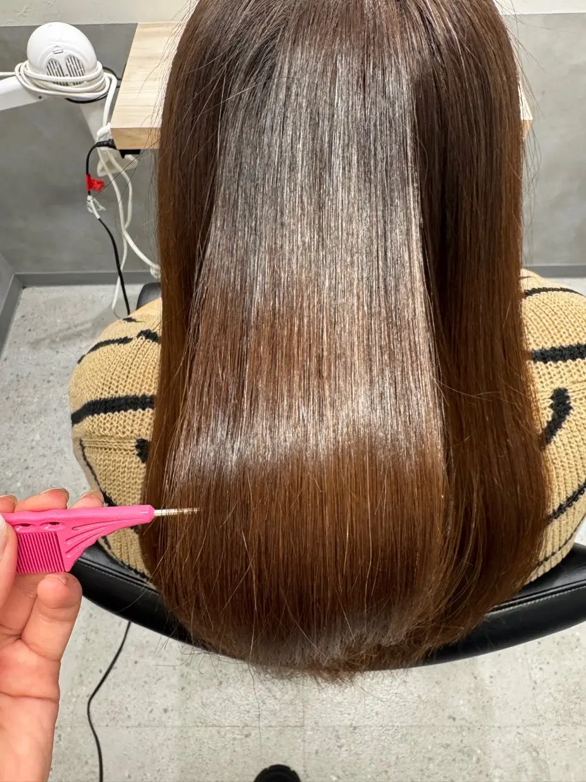 ロング 縮毛矯正 カット 縮毛矯正 トリートメント ヘッドスパ 🎀 YUZUKI🎀のヘアスタイル