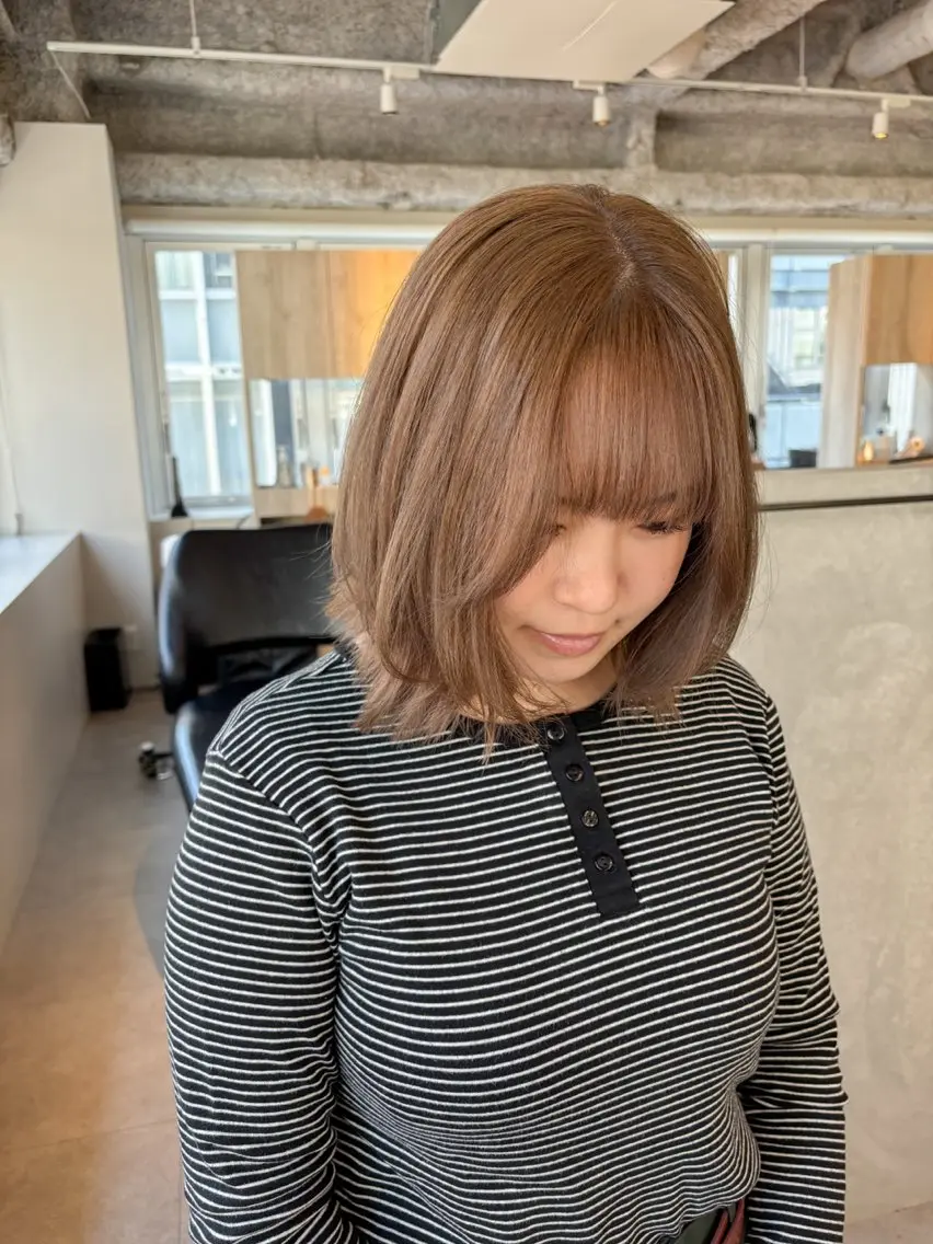 似合わせカット+ダブルカラー+リペアトリートメントの写真
