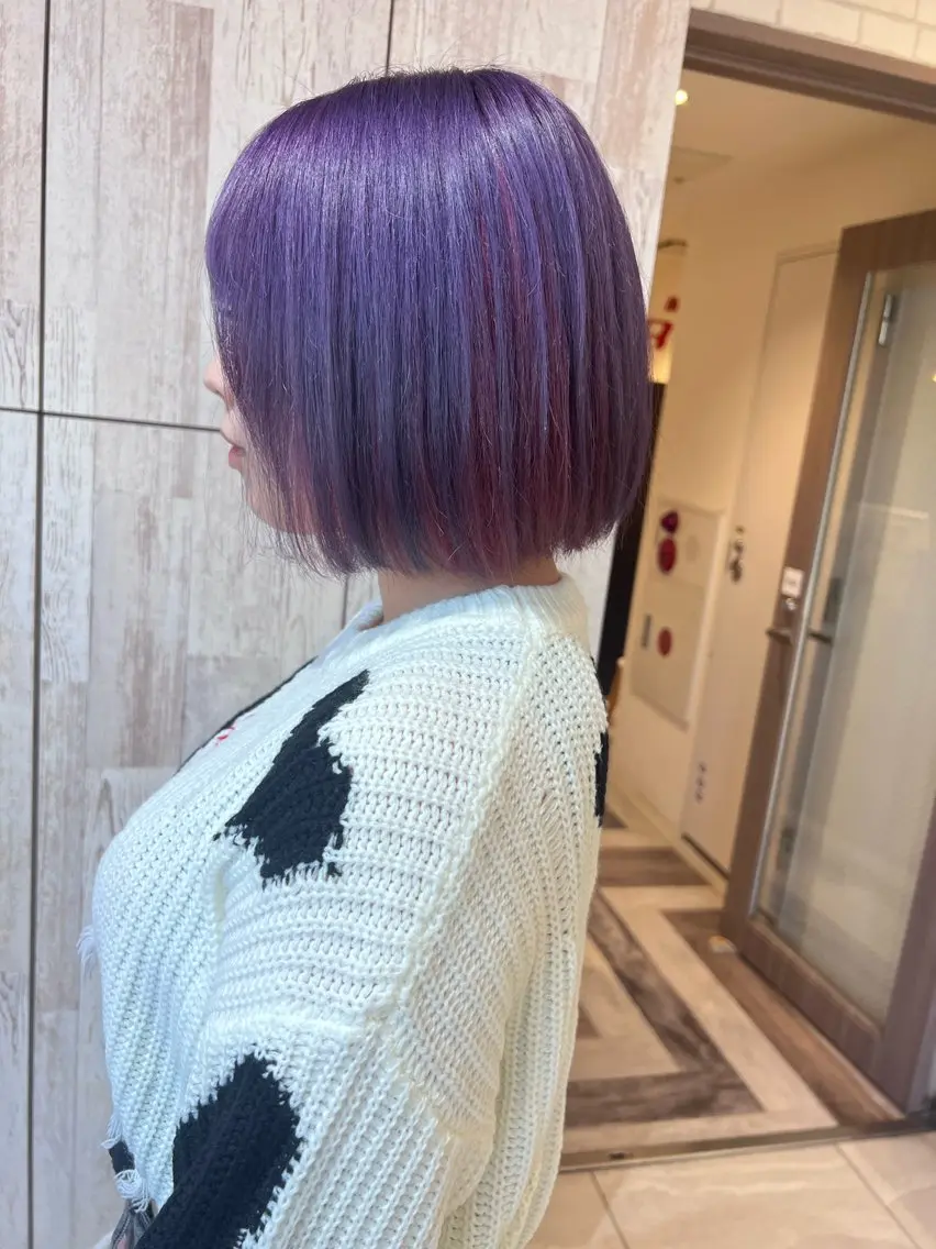 ミディアム カラー ブリーチ インナーカラー カット ヘアカラー ✨カラーの悩み 解決✨斎藤相慶のヘアスタイル