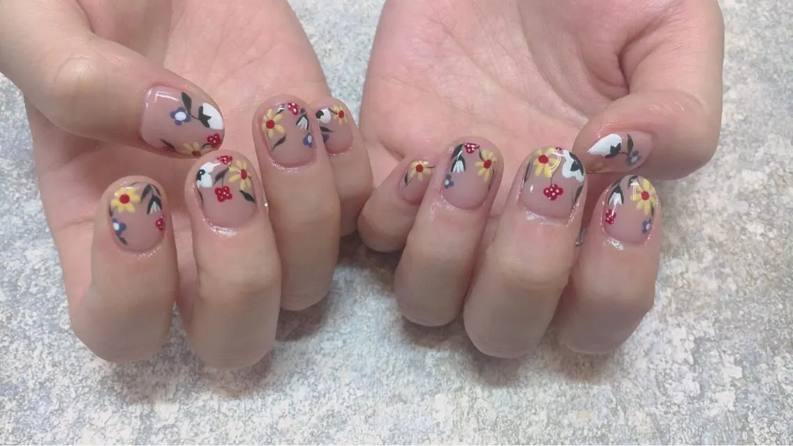 ネイル ハンドネイル LOVE NAIL 💕Sonoのネイルデザイン