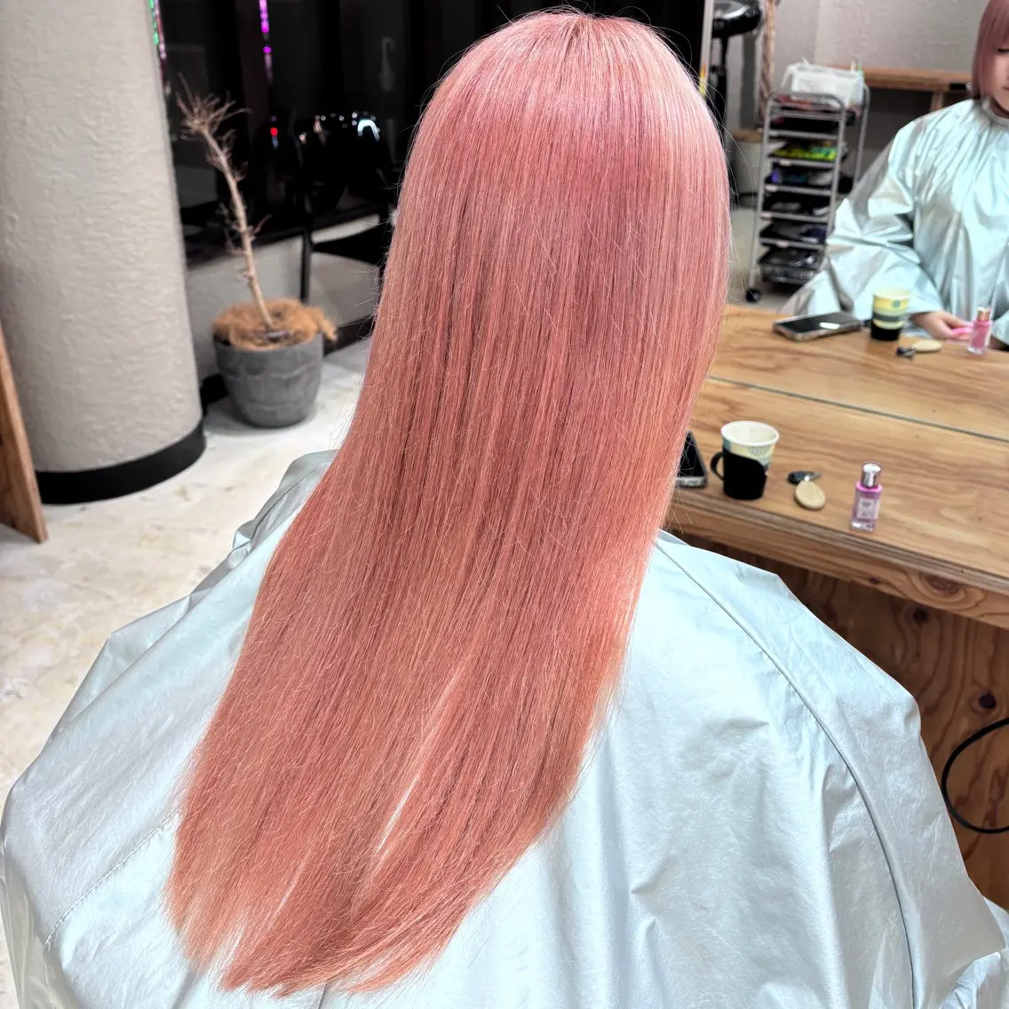 ロング カラー ピンクカラー ヘアカラー 🌟難波/EIGHT 副店長RIKOのヘアスタイル