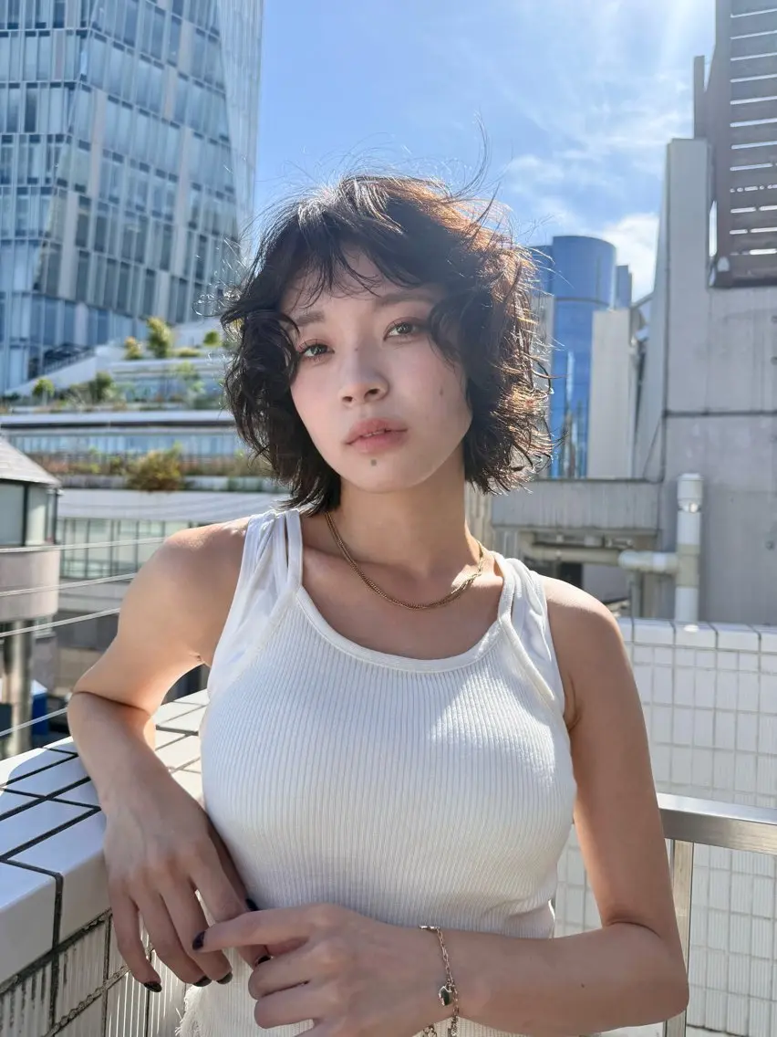 ショート カラー パーマ HIROTO ・のヘアスタイル