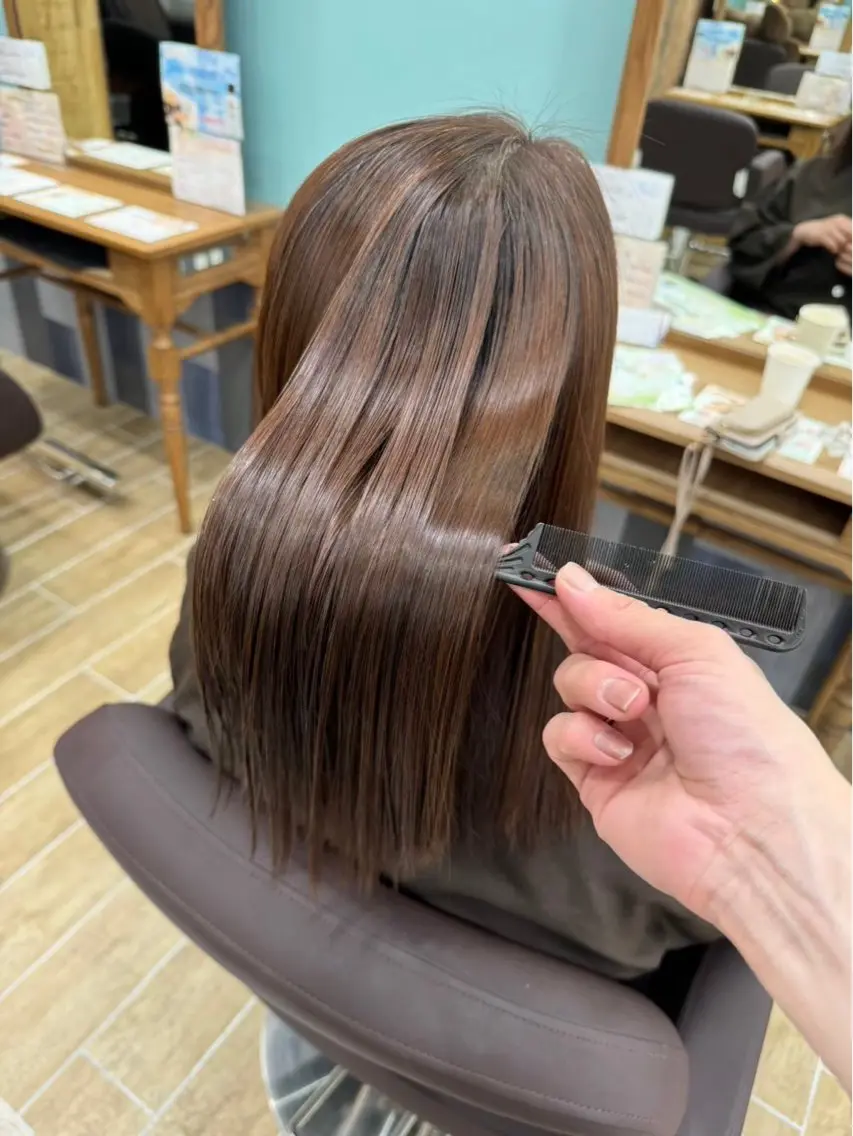 ロング 似合わせカット✨/ EARTH森町長尾のヘアスタイル