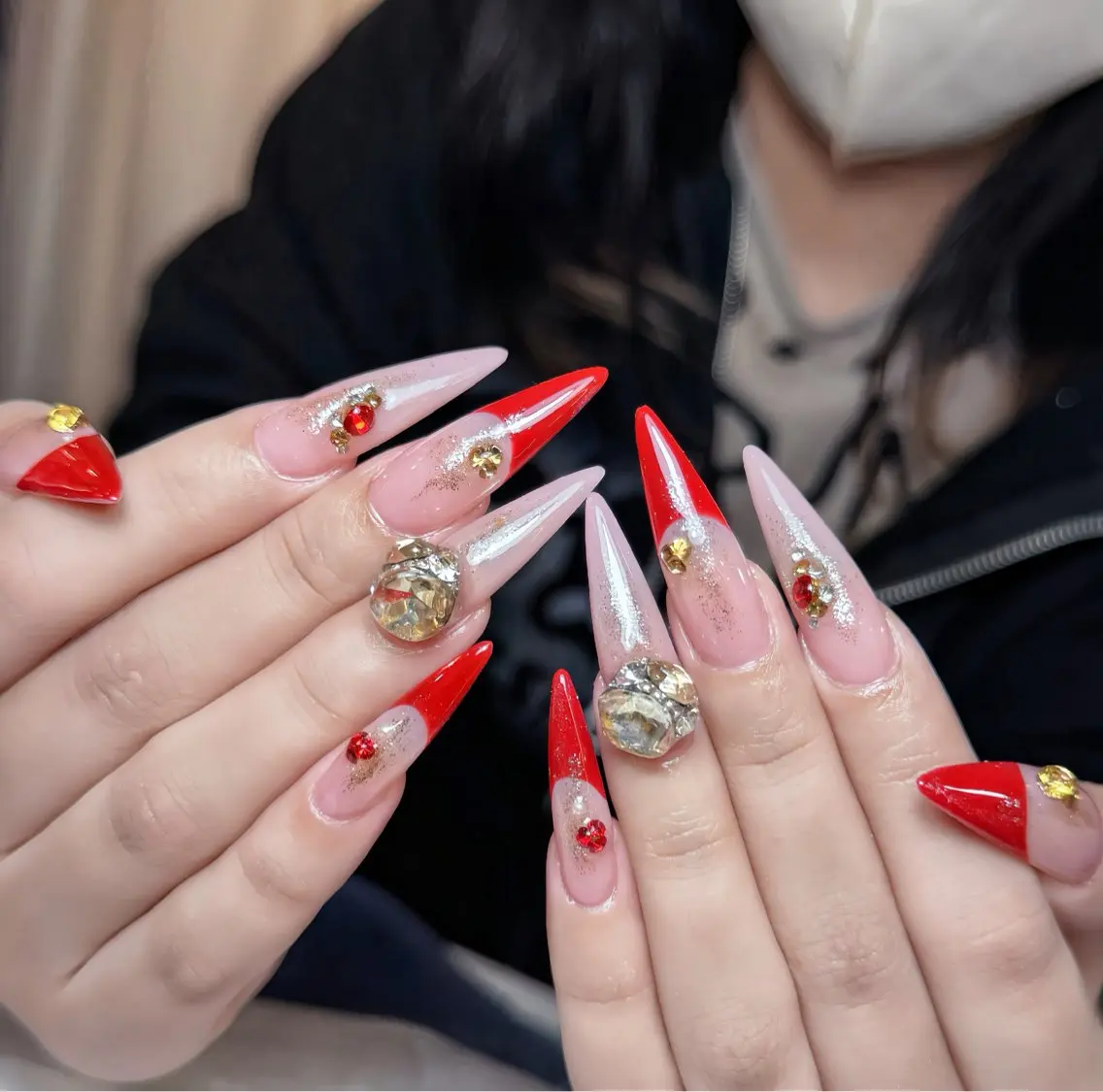 ネイル チークネイル フラッシュネイル フラワーネイル フットネイル ジェルネイル ハンドネイル Rin Nail Shinokuboのネイルデザイン