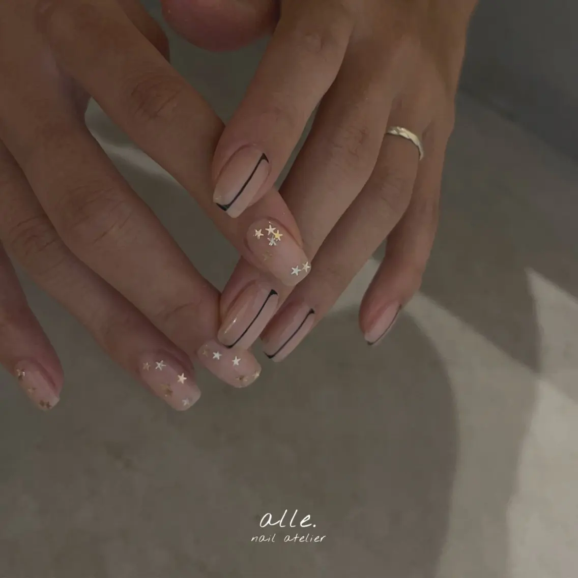 ネイル ハンドネイル atelier alle.のネイルデザイン