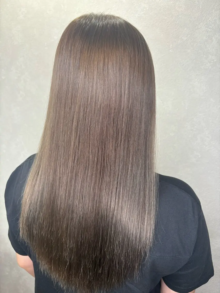 セミロング カラー エドルカラー ヘアカラー 横路 めぐみのヘアスタイル