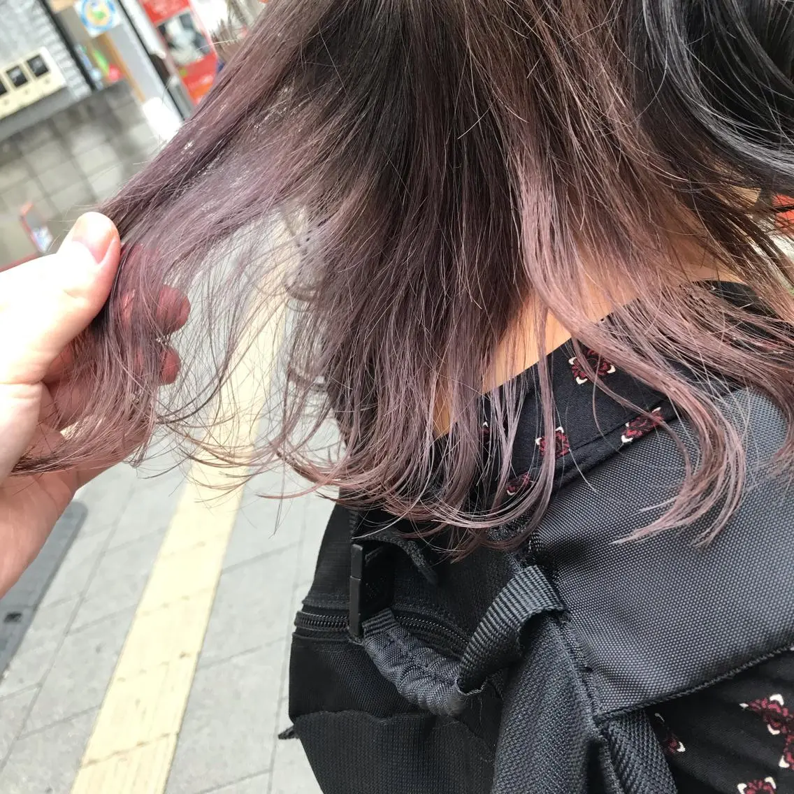 ミディアム カラー ブリーチ カット ヘアカラー ヨシダ トオルのヘアスタイル