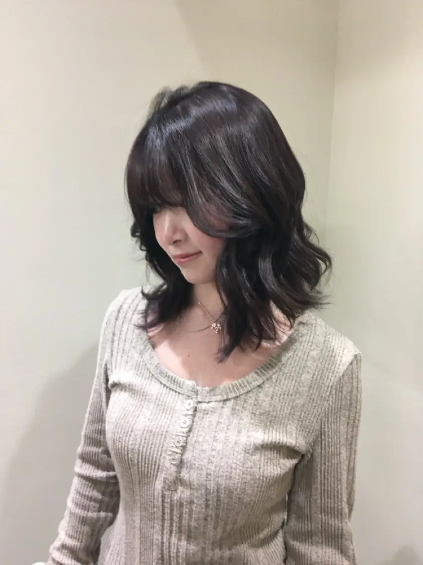 ミディアム ヘアカラー nao /HUIのヘアスタイル