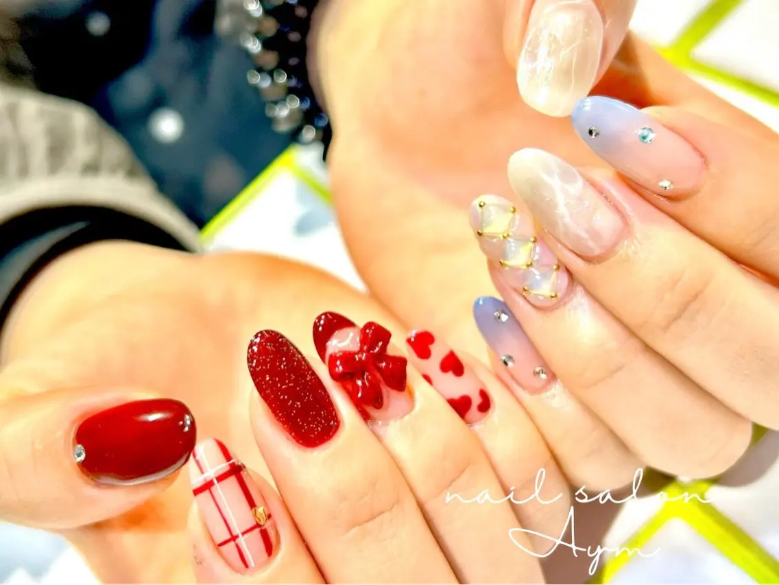 ネイル 持ち込み nail salon Aymのネイルデザイン