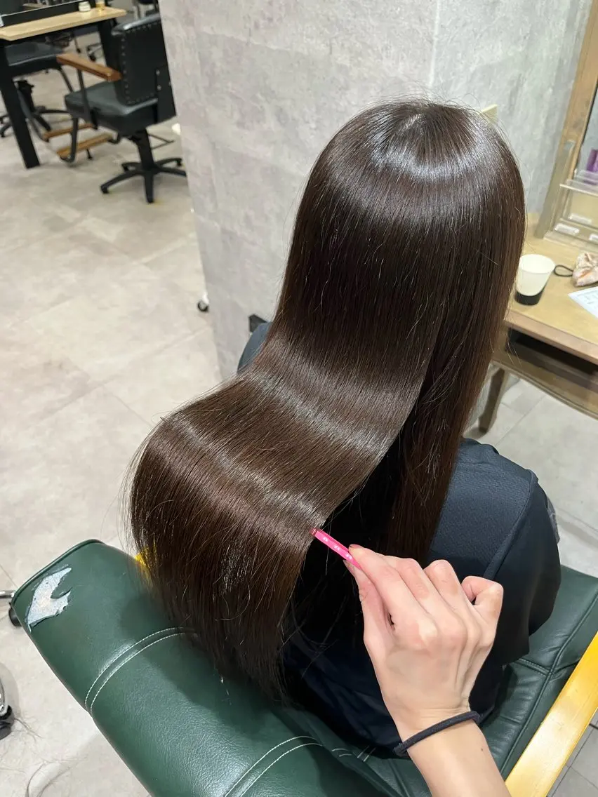 カラー 💕韓国艶出しヘア /HARUKAのヘアスタイル