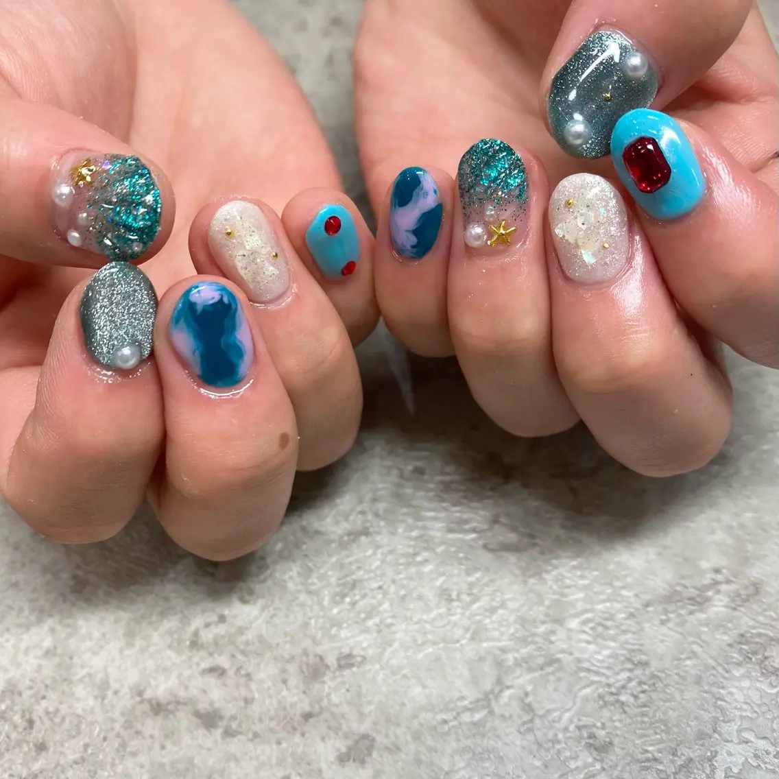 ネイル アートネイル ハンドネイル nailst MIKUのネイルデザイン