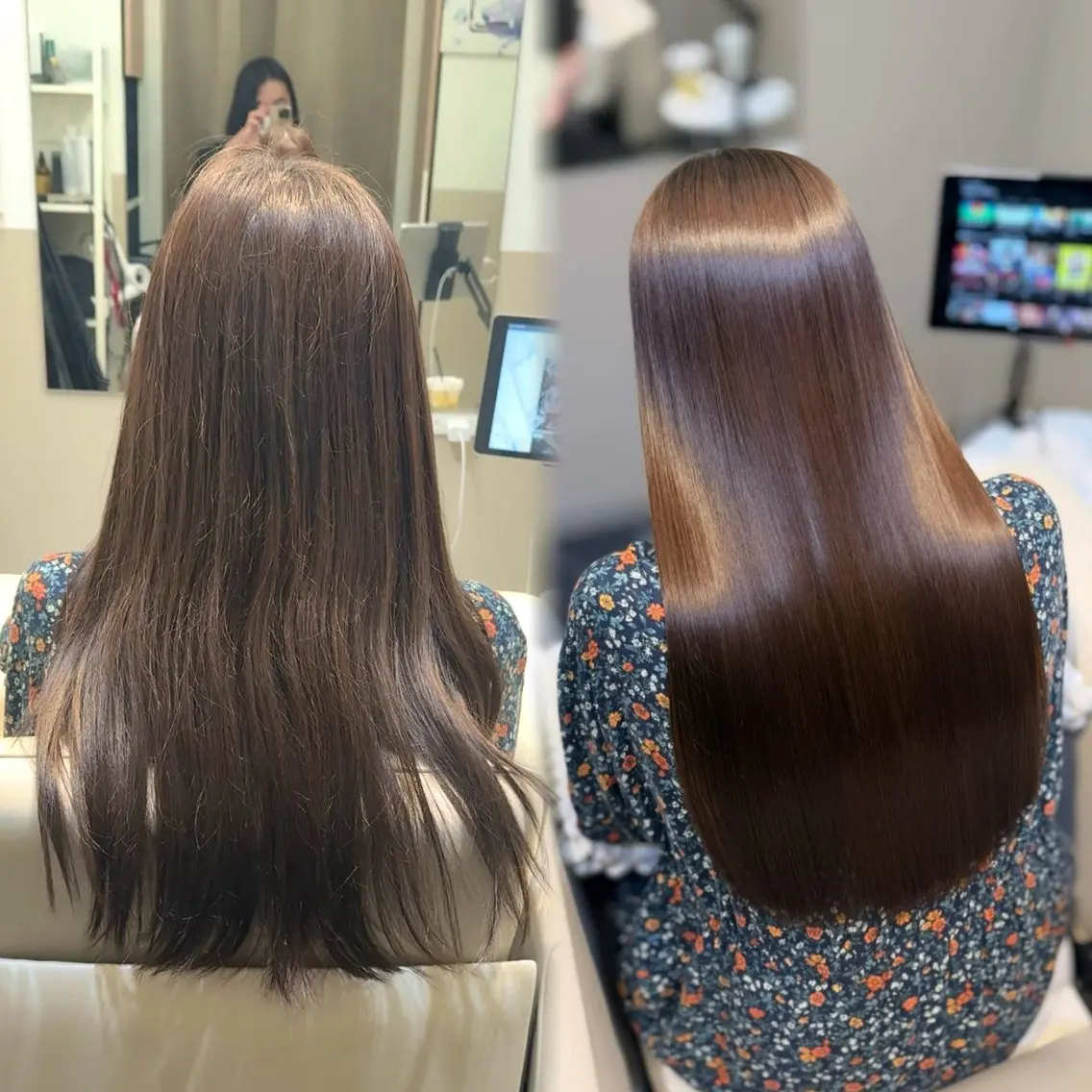 ロング カラー 髪質改善 縮毛矯正 トリートメント ulu+sia/ 神戸本格派髪質改善のヘアスタイル