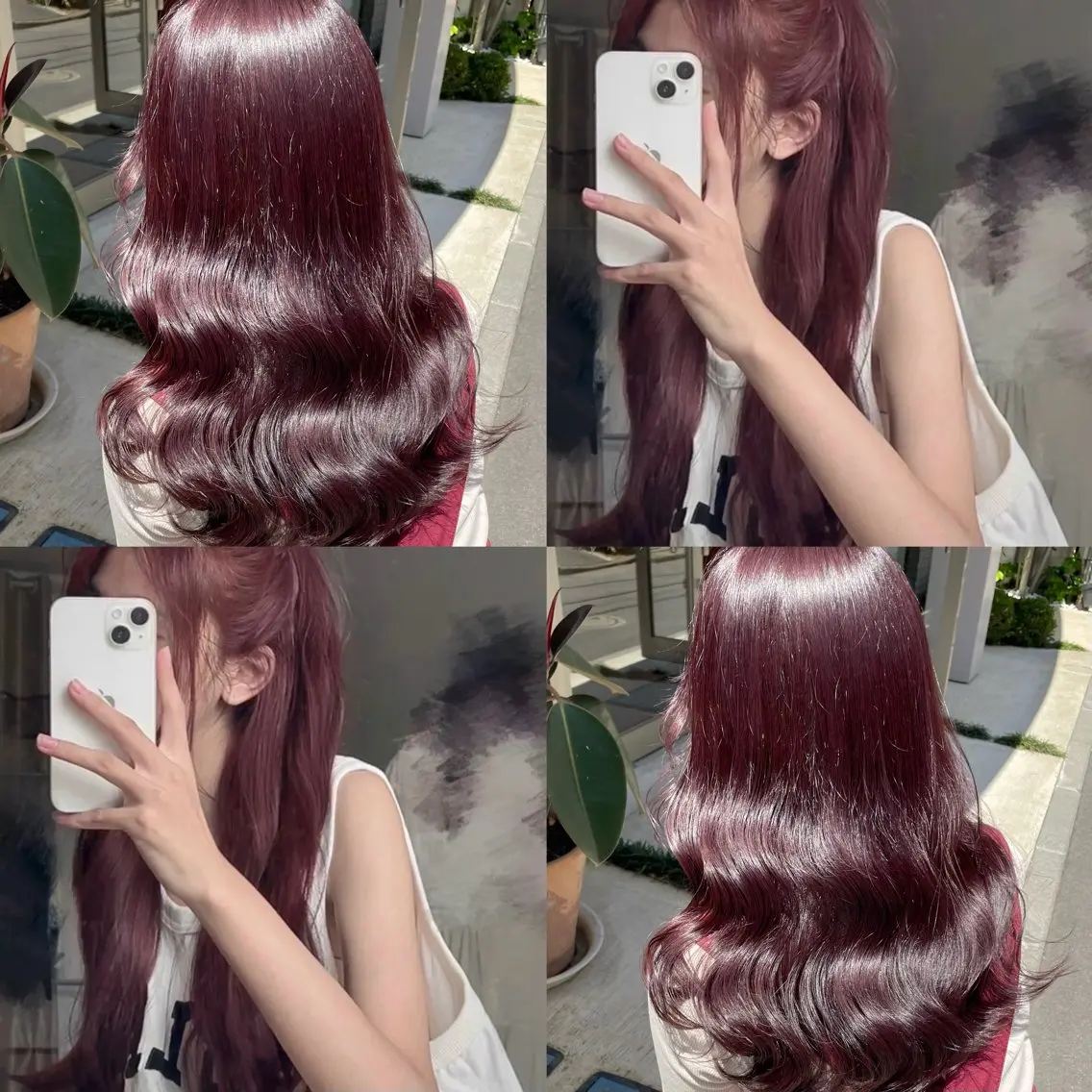 セミロング カラー ブリーチなしカラー kana🐱のヘアスタイル