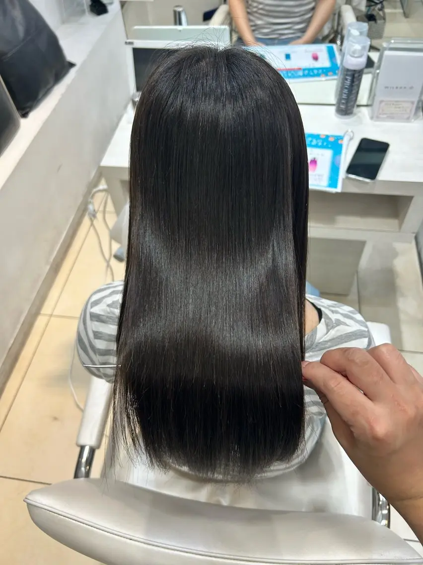 セミロング ヘアカラー トリートメント 【髪質改善カラー】 瀧田嵐士🇰🇷のヘアスタイル