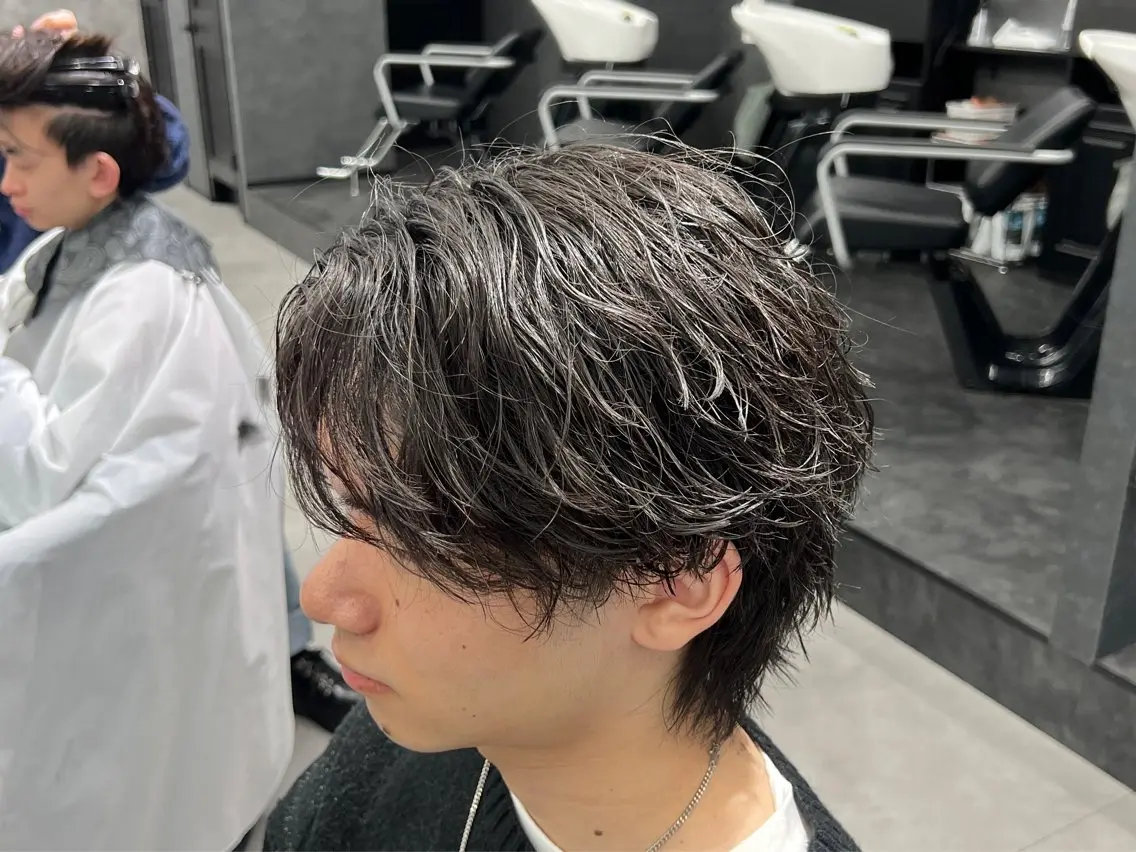 パーマ メンズ ✨️ツイスパ波巻き特 化小杉澪生✨️のヘアスタイル