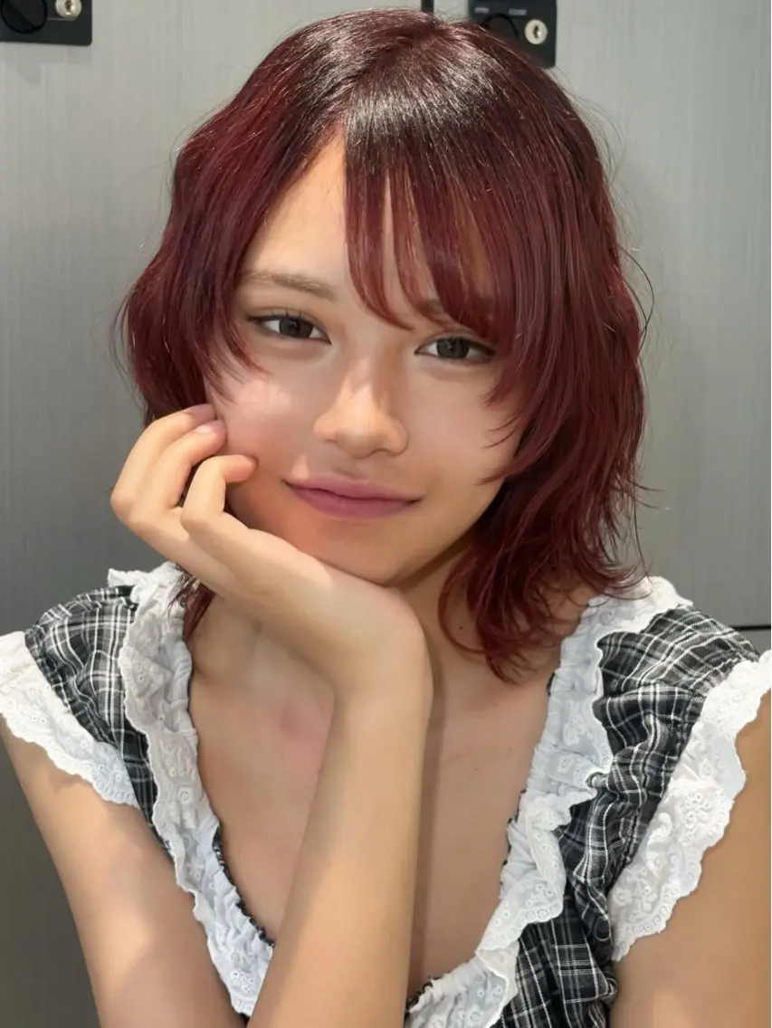 ショート ヘアセット 桐生 モデル様募集中のヘアスタイル