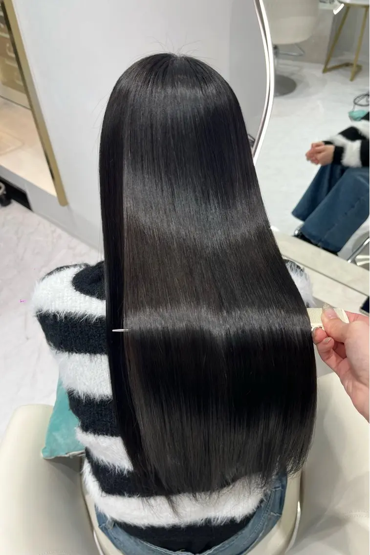 ロング カラー 𝑹𝒊𝒉𝒐🎀 名駅/大人韓国ヘアのヘアスタイル
