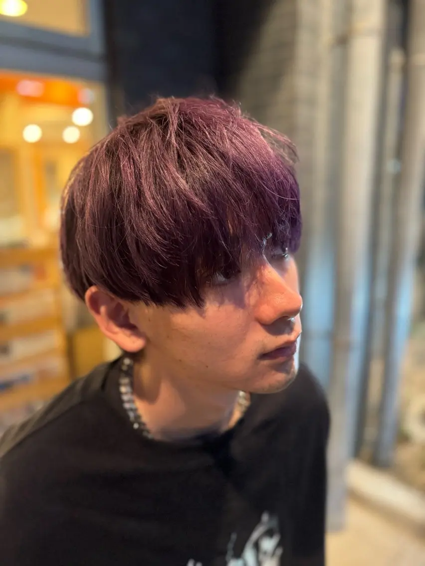 ショート カラー メンズ メンズブリーチ メンズハイトーン ブリーチ ハイトーンカラー select 大森 慶斗のヘアスタイル