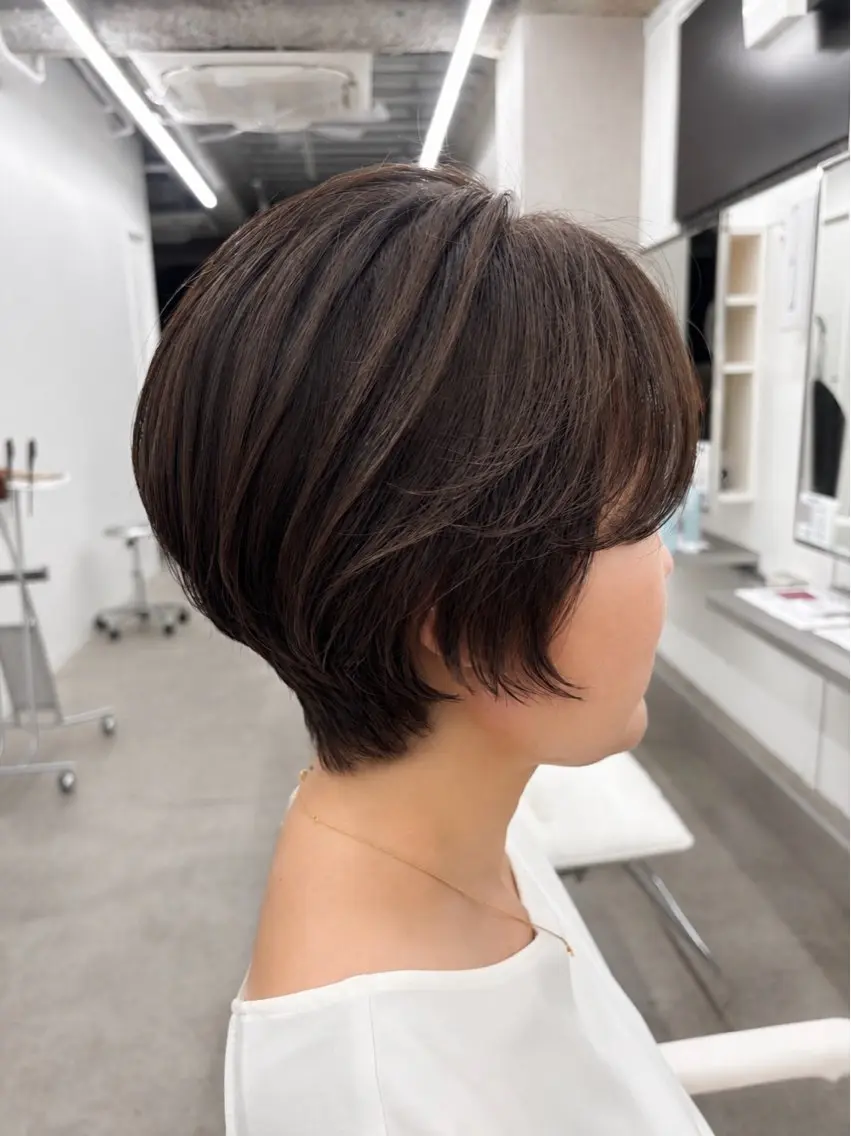 ショート ショートヘア カット ヘアカラー 関山浩平ショート /ボブ/ヘアセットのヘアスタイル